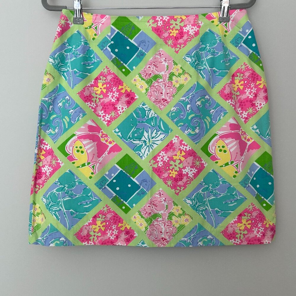 Vintage Lilly Pulitzer Pattered Skirt